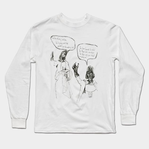 temptation Long Sleeve T-Shirt by stuartmewilson1